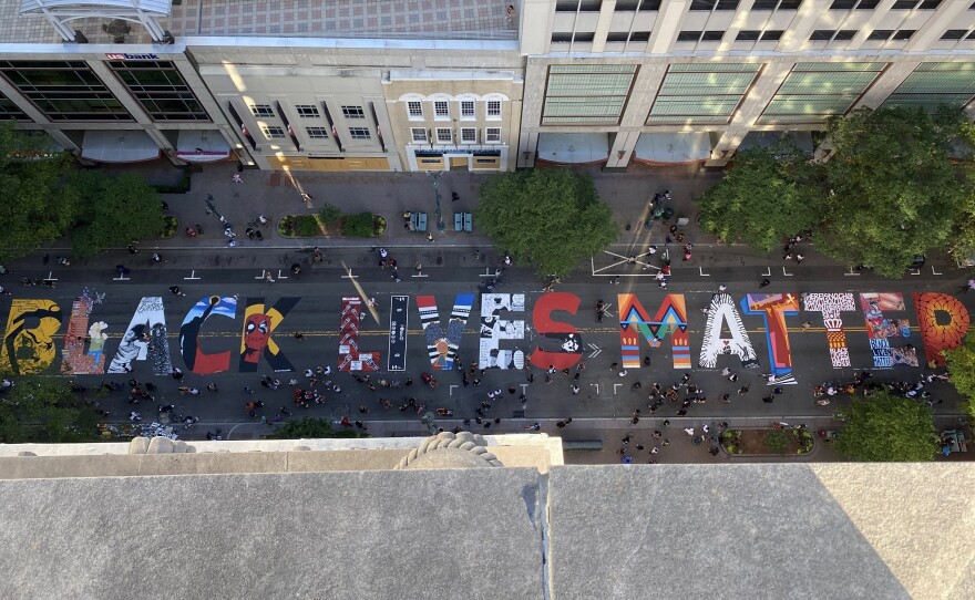 BLM mural